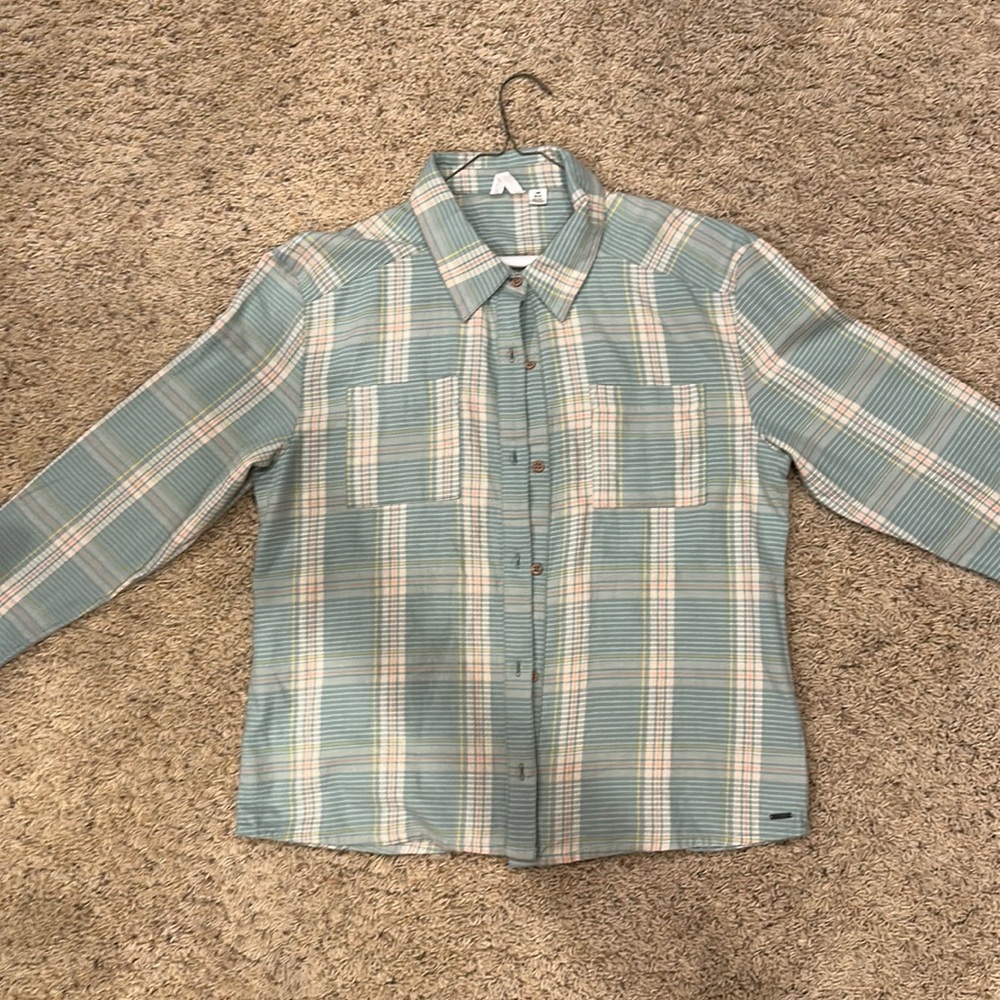Light blue Roxy flannel button up